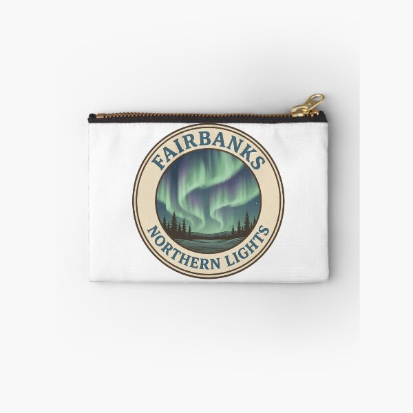 Item preview, Fairbanks Alaska Northern Lights Vintage Badge designed and sold by CKaracaCrafted.
