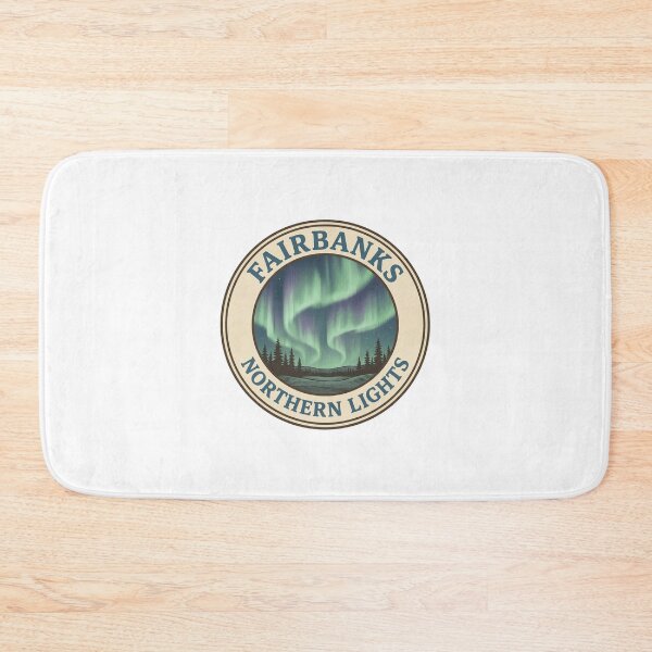 Item preview, Fairbanks Alaska Northern Lights Vintage Badge designed and sold by CKaracaCrafted.