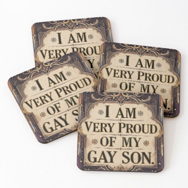 Item preview, I Am Very Proud Of My Gay Son Vintage Poster designed and sold by ZhivanCrimson.