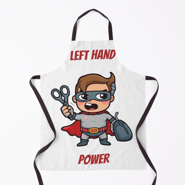 Item preview, Left Hand Power Funny Left Handed Hero designed and sold by WonderMugStudio.