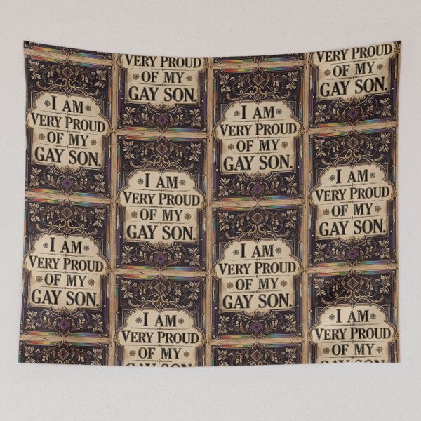 Item preview, I Am Very Proud Of My Gay Son Vintage Poster designed and sold by ZhivanCrimson.
