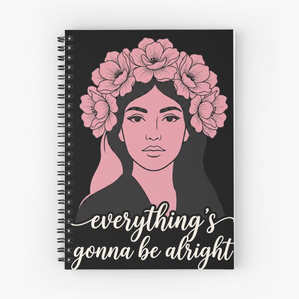 Item preview, Everything's Gonna Be Alright Positive Affirmation Women Inspirational Quote designed and sold by SofenArt.