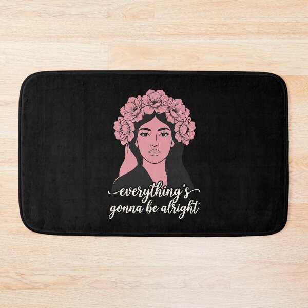 Item preview, Everything's Gonna Be Alright Positive Affirmation Women Inspirational Quote designed and sold by SofenArt.