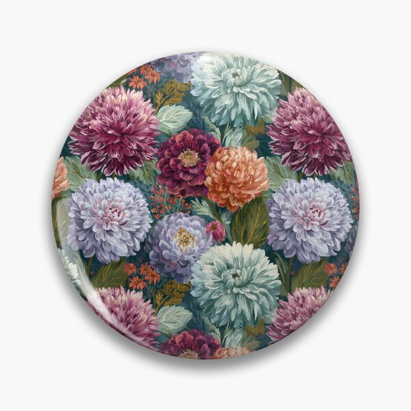 Item preview, Stunning Dahlias  - Birthday Flower Pattern  - Christmas Gifts For Men designed and sold by RoyalStarsPatts.