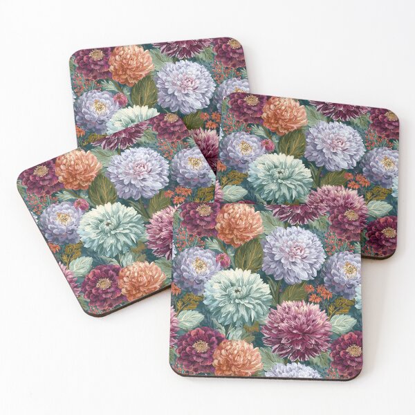 Item preview, Stunning Dahlias  - Birthday Flower Pattern  - Christmas Gifts For Men designed and sold by RoyalStarsPatts.