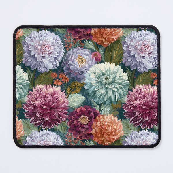 Item preview, Stunning Dahlias  - Birthday Flower Pattern  - Christmas Gifts For Men designed and sold by RoyalStarsPatts.