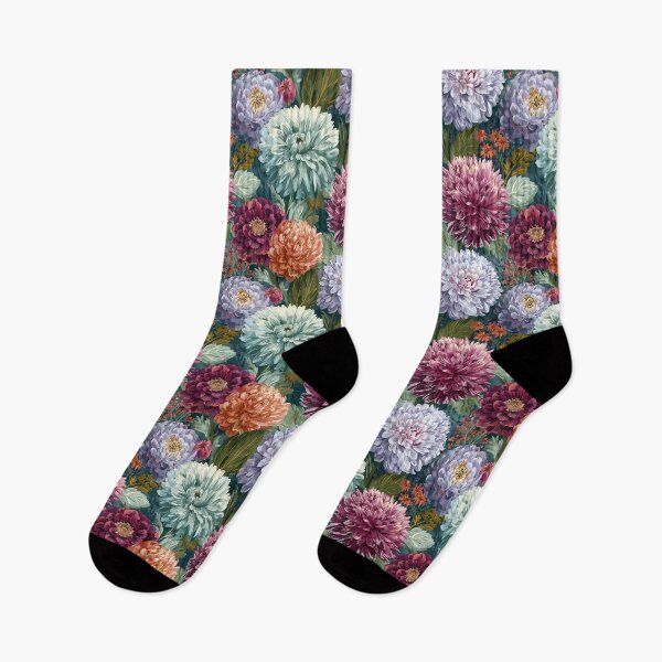 Item preview, Stunning Dahlias  - Birthday Flower Pattern  - Christmas Gifts For Men designed and sold by RoyalStarsPatts.