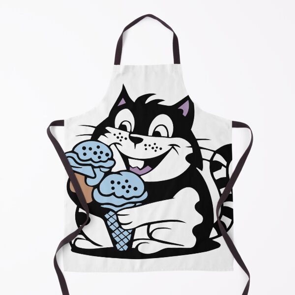 Item preview, Cute Kawaii Cat Eating Blue Ice Cream or Funny Cat Lover Cartoon Illustration designed and sold by RIZU DESIGN.