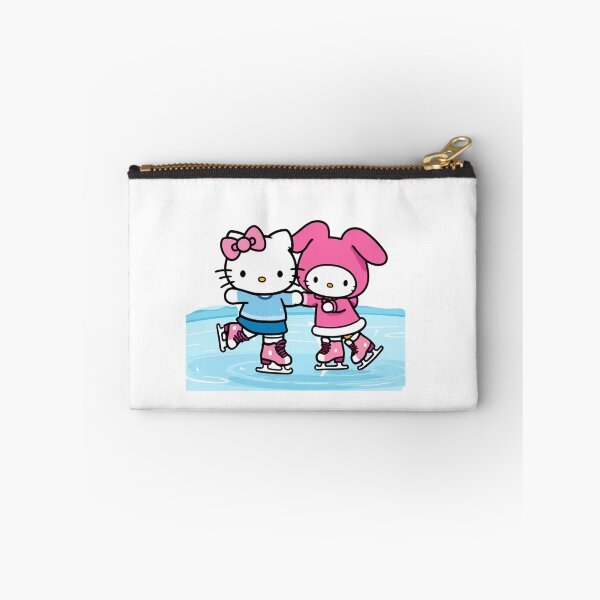 Item preview, Hello Kitty and My Melody Ice Skating Kawaii Retro Winter designed and sold by rfd2.