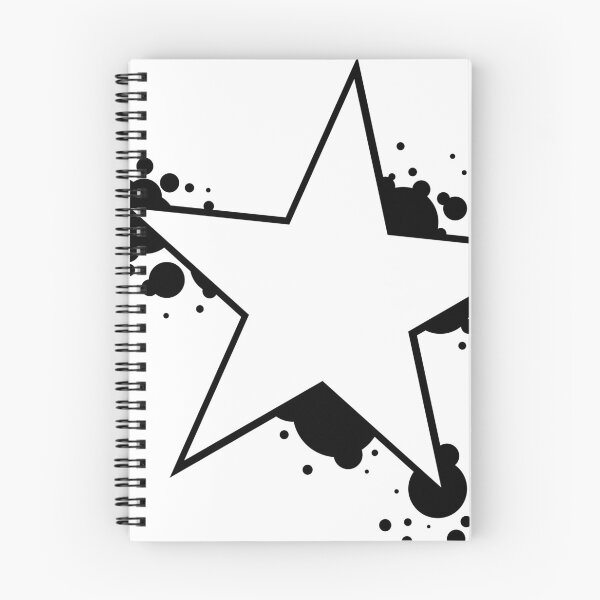 Item preview, Black And White Star With Bubbles designed and sold by frutigerdesigns.