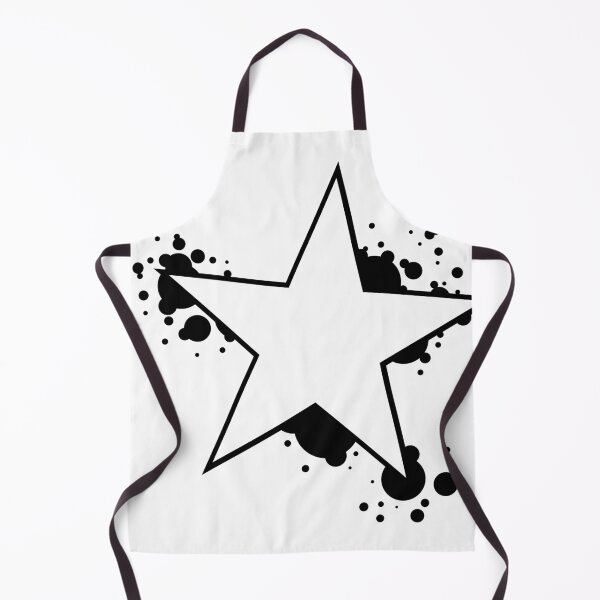 Item preview, Black And White Star With Bubbles designed and sold by frutigerdesigns.