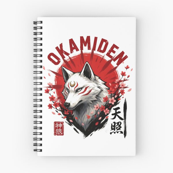 Item preview, Okamiden Japanese Wolf Japanese Mythology Sun God Amaterasu  designed and sold by velorea.