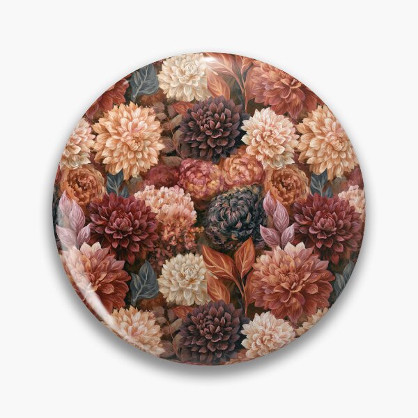 Item preview, Elegant Dahlias Print  - Birth Flower Pattern  - Christmas Gifts For Mom designed and sold by RoyalStarsPatts.