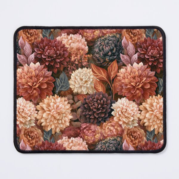 Item preview, Elegant Dahlias Print - Birth Flower Pattern - Christmas Gifts For Mom designed and sold by RoyalStarsPatts.