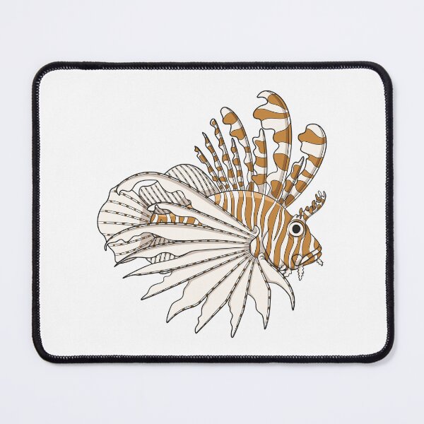 Item preview, Illustration with lionfish designed and sold by RizikCat.