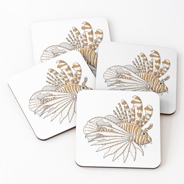 Item preview, Illustration with lionfish designed and sold by RizikCat.