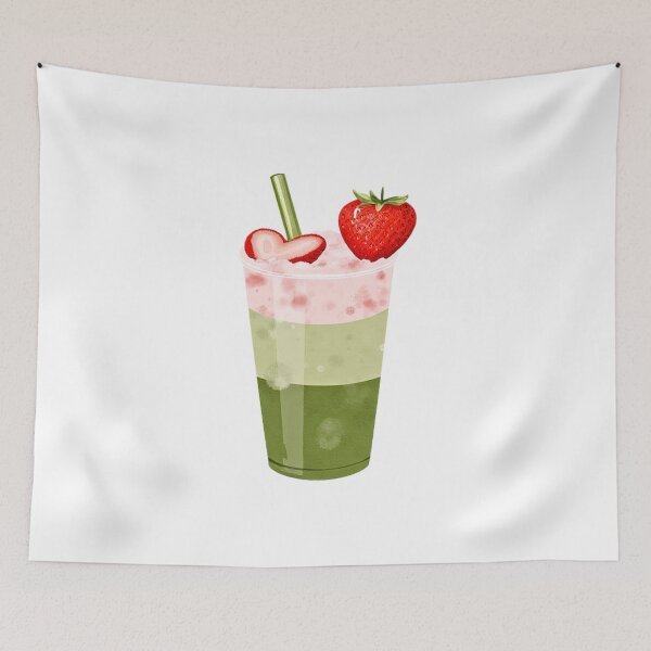 Item preview, Strawberry Matcha Latte designed and sold by Bright Stone .