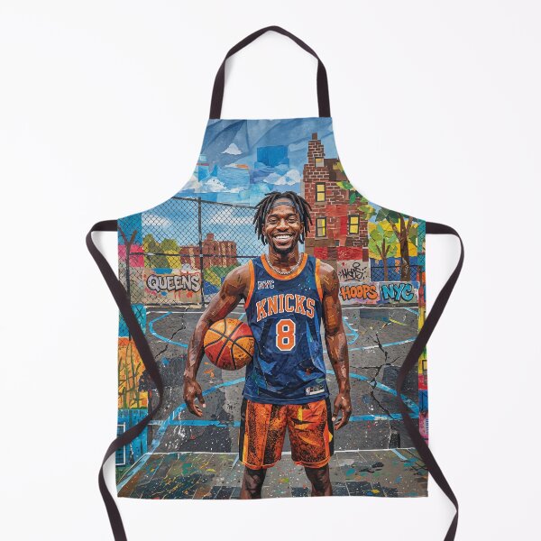 Item preview, NYC Gritty Street Basketball Player Portrait designed and sold by Home Decor Art.