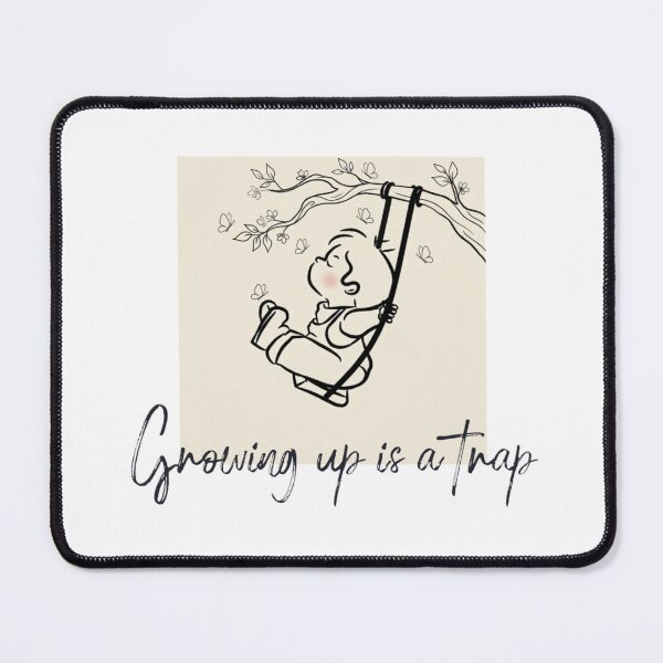 Item preview, Growing Up Is A Trap - Cute Vintage Aesthetic designed and sold by IvanaIka.