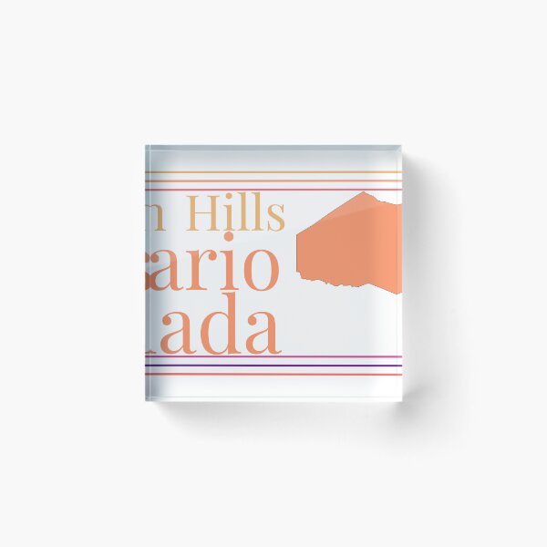 Item preview, Halton Hills Ontario Canada City Marked On Map designed and sold by TheIconSmith.