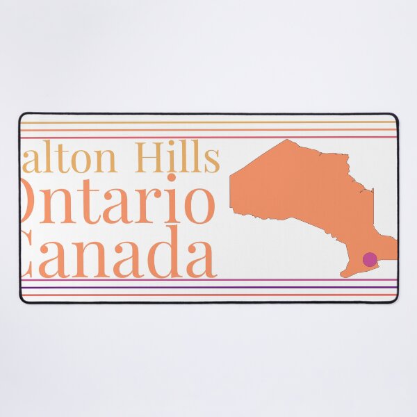 Item preview, Halton Hills Ontario Canada City Marked On Map designed and sold by TheIconSmith.