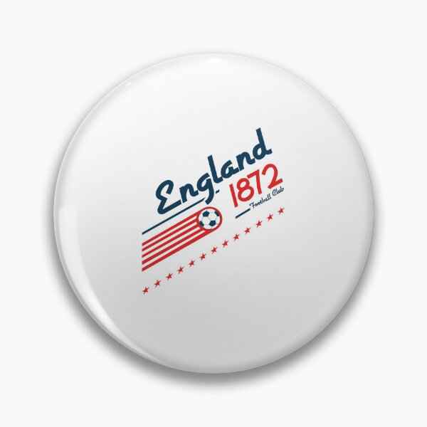 Item preview, England 1872 Football Club Vintage Soccer Supporter designed and sold by nojany.