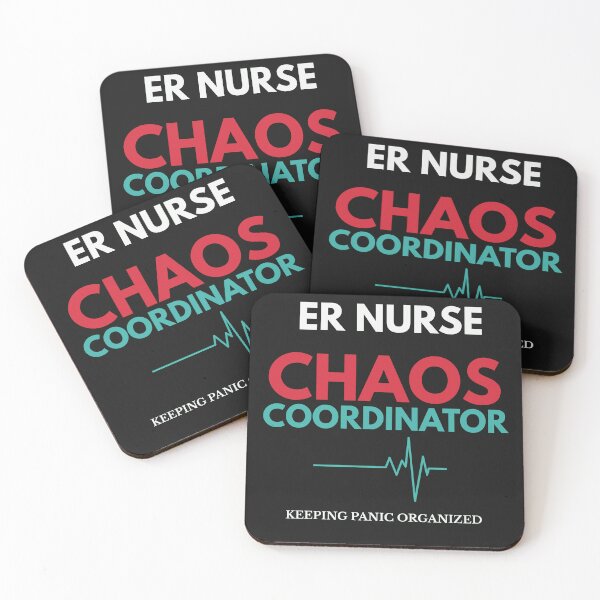 Item preview, ER Nurse Chaos Coordinator - Keeping Panic Organized designed and sold by amndro.