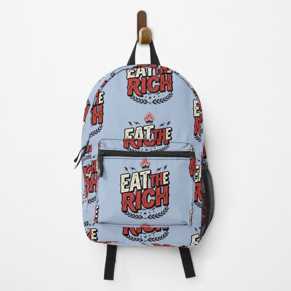Item preview, Eat The Rich Vintage Distressed Typography | Bold Protest Graphic | Retro Streetwear T-Shirt Design designed and sold by Bhaskar Digital Art.