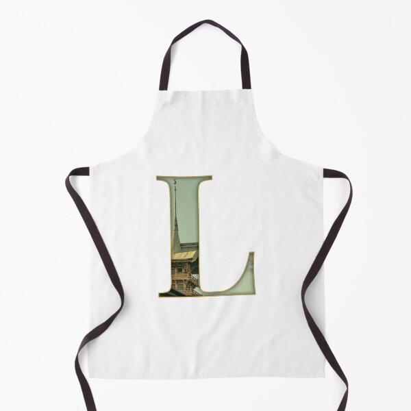 Item preview, Japanese Pagoda Letter L Monogram Art designed and sold by InakaLifePhoto.