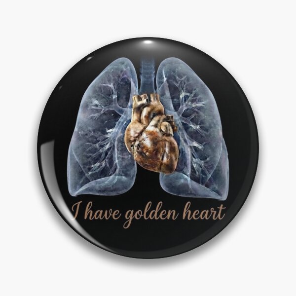 Item preview, Golden Heart designed and sold by Dudek Originals.