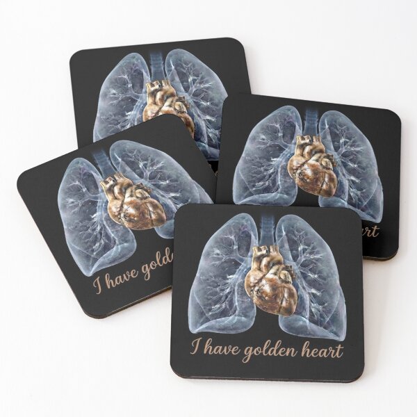 Item preview, Golden Heart designed and sold by Dudek Originals.
