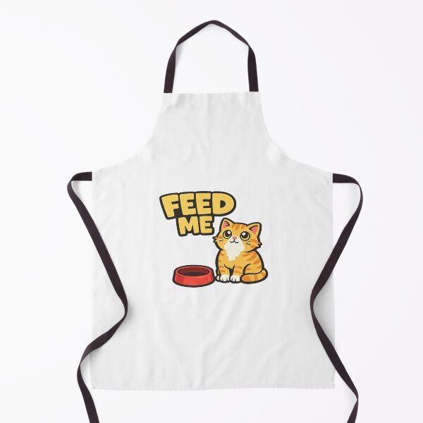 Item preview, Feed Me – Cute Hungry Orange Cat designed and sold by EastEndTownie.
