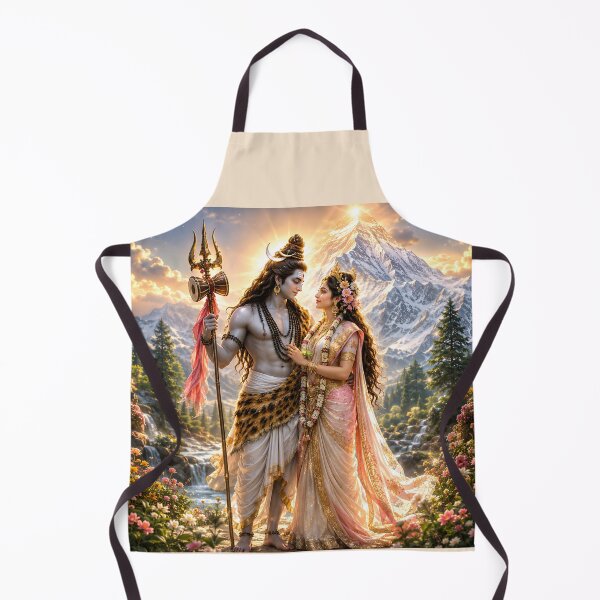 Item preview, Lord Shiva and Mata Sati Divine Love Wall Art designed and sold by hutofdesigns.