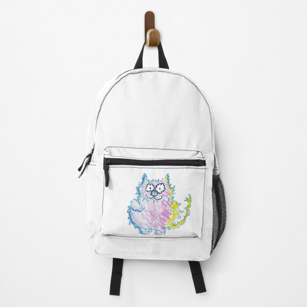 Item preview, Cute Pastel Cloud Cat Crayon Drawing designed and sold by MagicYana.