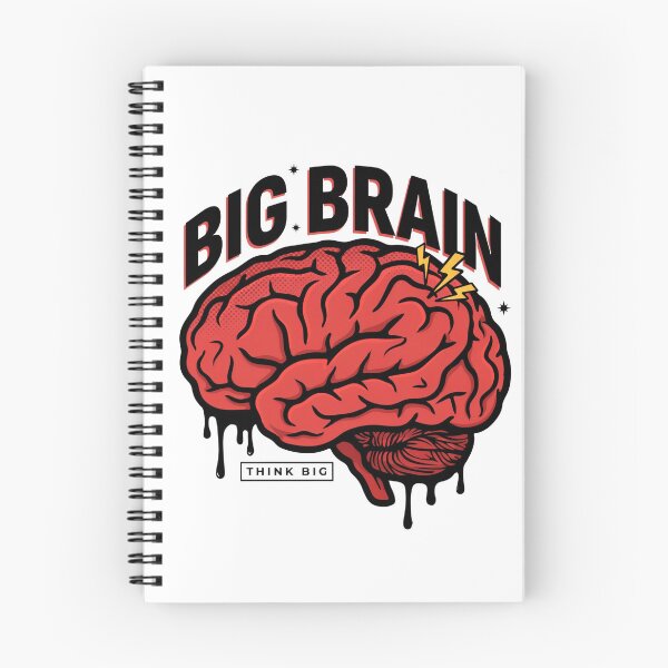 Item preview, Big Brain Think Big designed and sold by velorea.