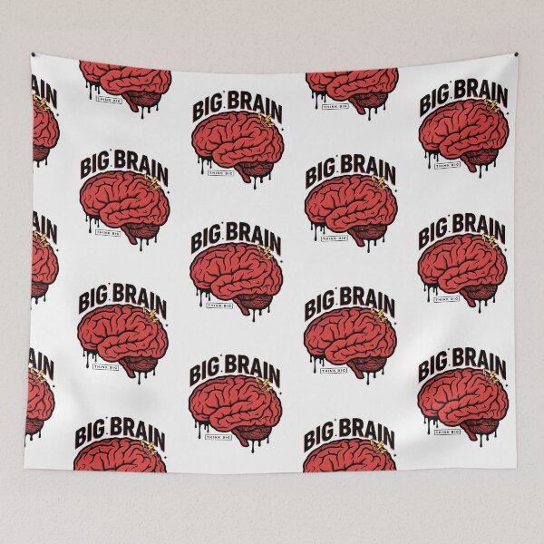 Item preview, Big Brain Think Big designed and sold by velorea.