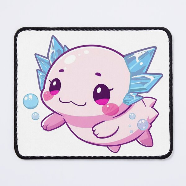 Item preview, Kawaii Axolotl Sticker – Adorable Pink Water Salamander Vinyl Decal for Animal Lovers designed and sold by Pandey14.