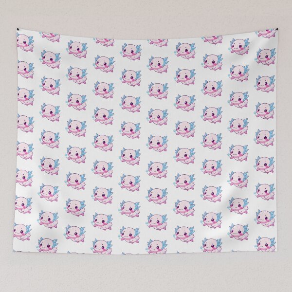Item preview, Kawaii Axolotl Sticker – Adorable Pink Water Salamander Vinyl Decal for Animal Lovers designed and sold by Pandey14.