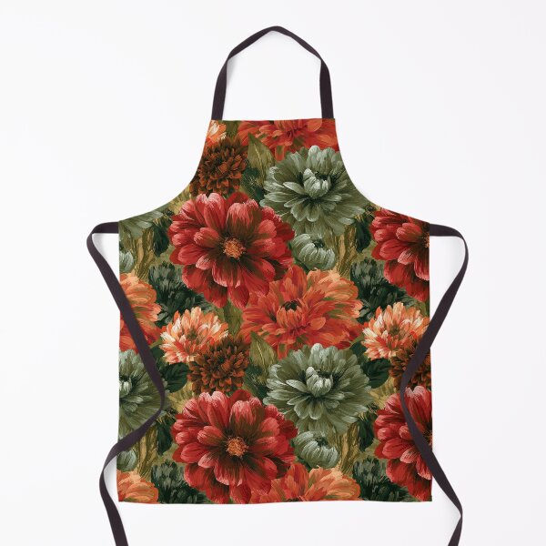 Item preview, Whimsical Dahlias Print - Birthday Flower Pattern - Dads Day Gifts designed and sold by RoyalStarsPatts.