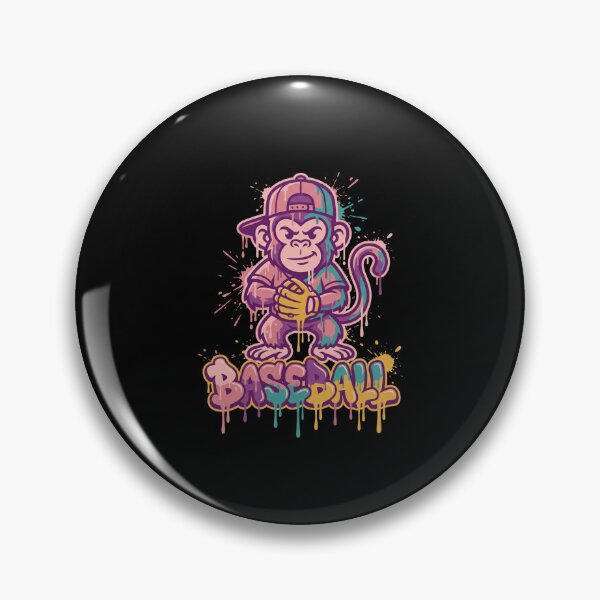 Item preview, Baseball Monkey Player Fan designed and sold by SofenArt.