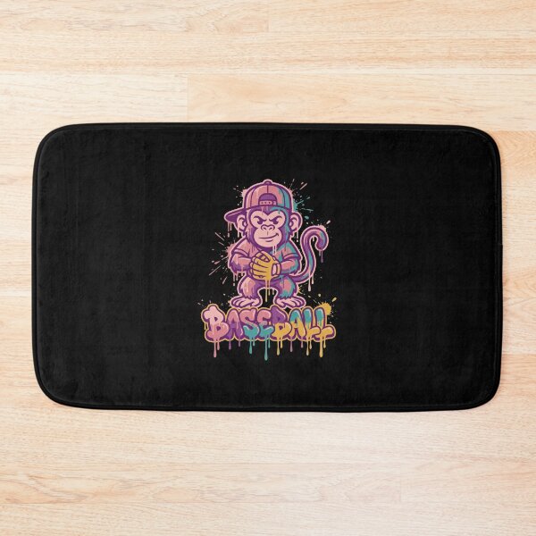 Item preview, Baseball Monkey Player Fan designed and sold by SofenArt.
