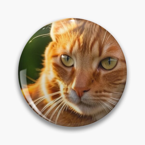 Item preview, Animals - Ginger Cat with Green Eyes, Golden Sunset Light designed and sold by World-Pets.