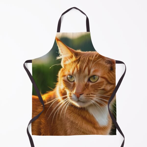 Item preview, Animals - Ginger Cat with Green Eyes, Golden Sunset Light designed and sold by World-Pets.