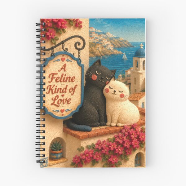 Item preview, Charming Cats in Mediterranean Setting designed and sold by Andy Gambino Art.