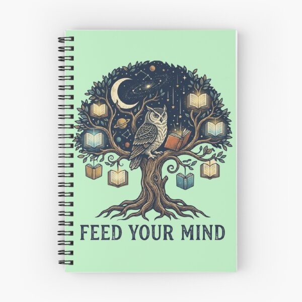 Item preview, Feed Your Mind – Wisdom Tree Art  designed and sold by Dogandesighn.