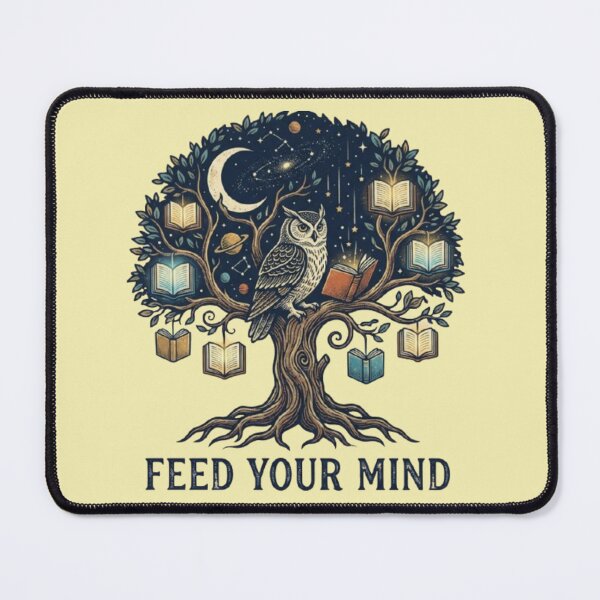 Item preview, Feed Your Mind – Wisdom Tree Art designed and sold by Dogandesighn.