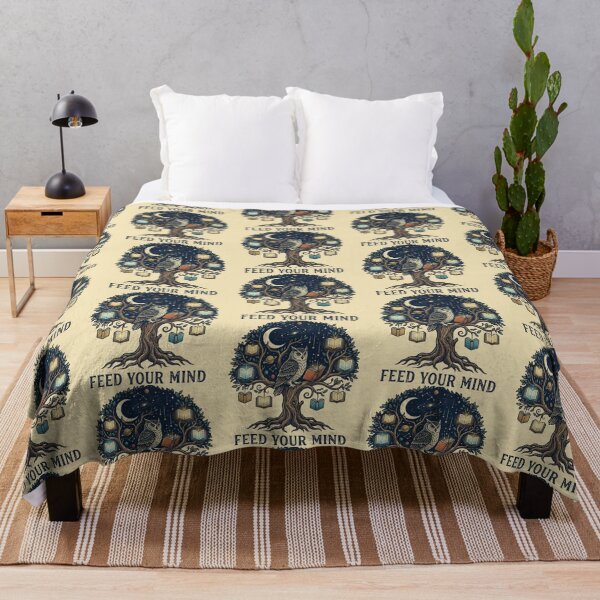 Item preview, Feed Your Mind – Wisdom Tree Art designed and sold by Dogandesighn.