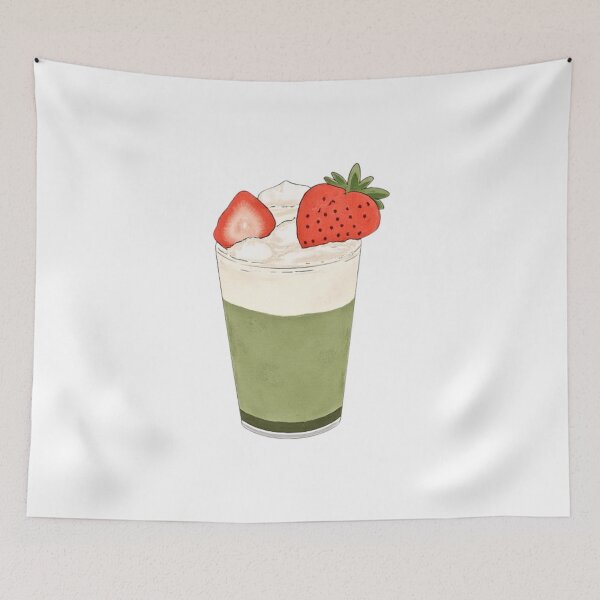 Item preview, Refreshing Strawberry Matcha designed and sold by Bright Stone .