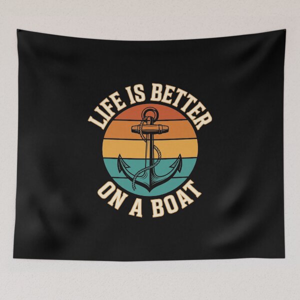 Item preview, Life Is Better On A Boat Boating Lover Sailor Anchor Gift designed and sold by SofenArt.