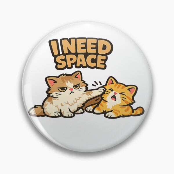 Item preview, I Need Space – Funny Cat designed and sold by EastEndTownie.